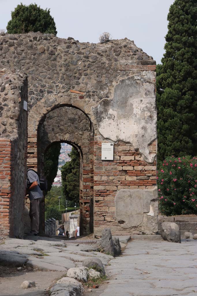 Pompeii Porta Ercolano Or Herculaneum Gate September 2021 Looking